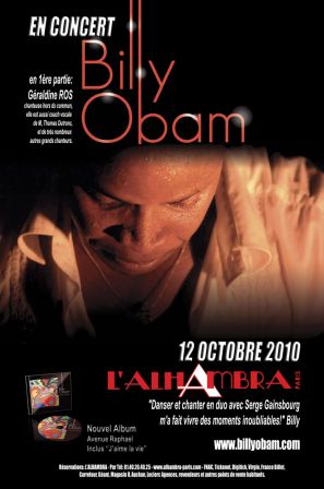 Affiche concert Alhambra 12 oct 2010